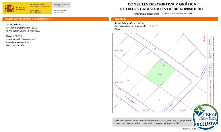 PLOT OF LAND IN GARRIGUELLA