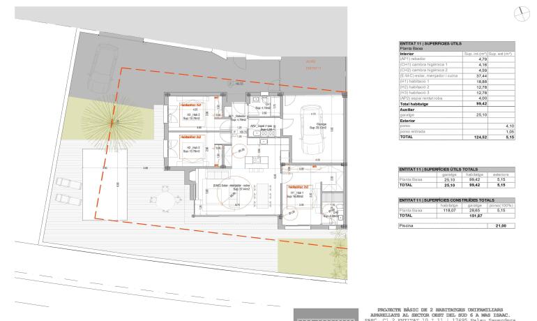 Plots for sale in the new urbanization of Mas Isaac, Palau Saverdera.