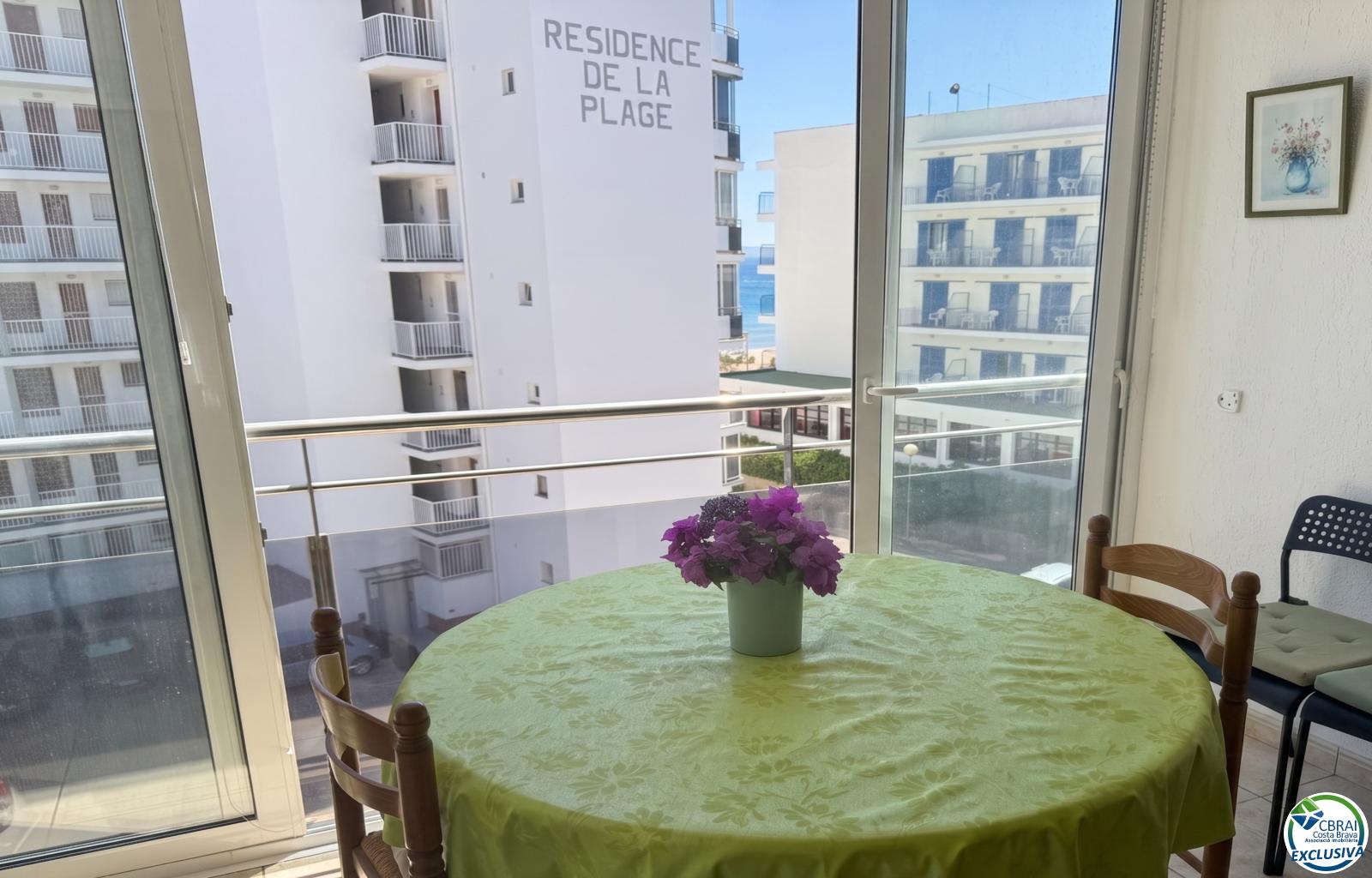Studio with terrace 30 m from the beach — 4th floor, Salatar, Roses - Ref. CBR6594