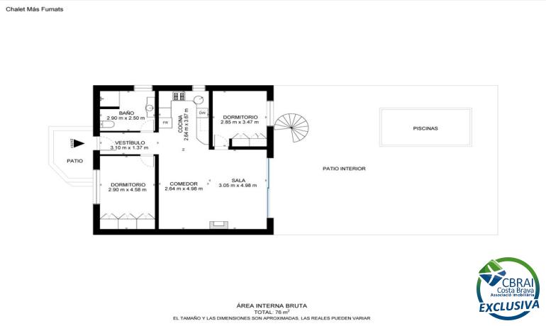 Villa im Erdgeschoss in der exklusiven Gegend von Mas Fumats, wo Sie unvergessliche Momente mit Ihrer Familie verbringen können